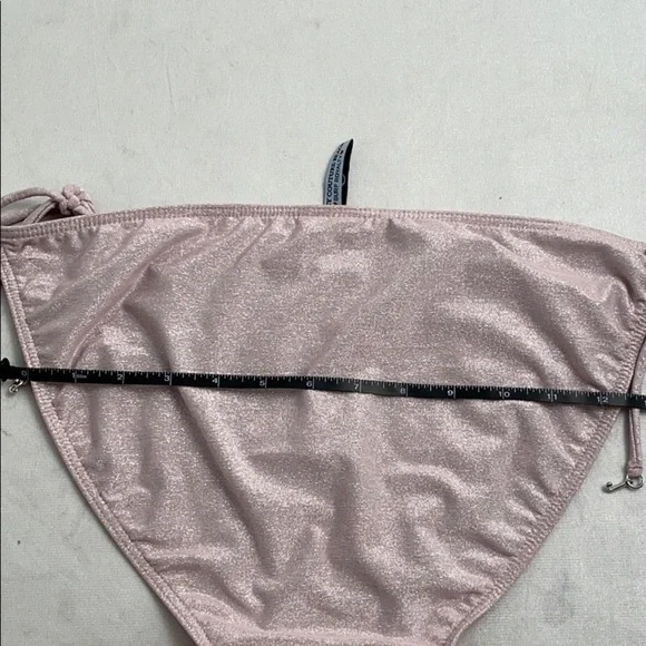 Juicy Couture Y2K pink sparkle string bikini XL